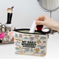 thumbnail image 2 of Bolsa de maquillaje Jeilink Daily Affirmations para mujer, algodón, 2 of 5