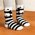 thumbnail image 2 of 3D Knit Animal Hugging Socks Sloth Socks For Adults Kids Cozy Wear Crafted Patterned Stitching Warm Footies, 2 of 8