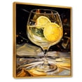 thumbnail image 2 of Designart "Radiant Goblets" Wine Floater Framed Wall Art Living Room, 2 of 5