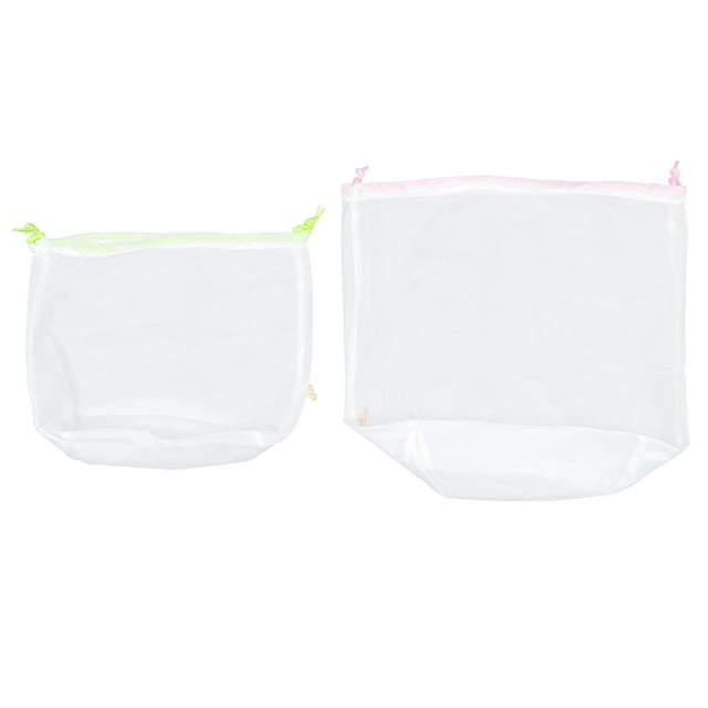 2pcs Travel Lavandry Bag Drawstring Dirty Ropa Bolsas de lavandería plegable