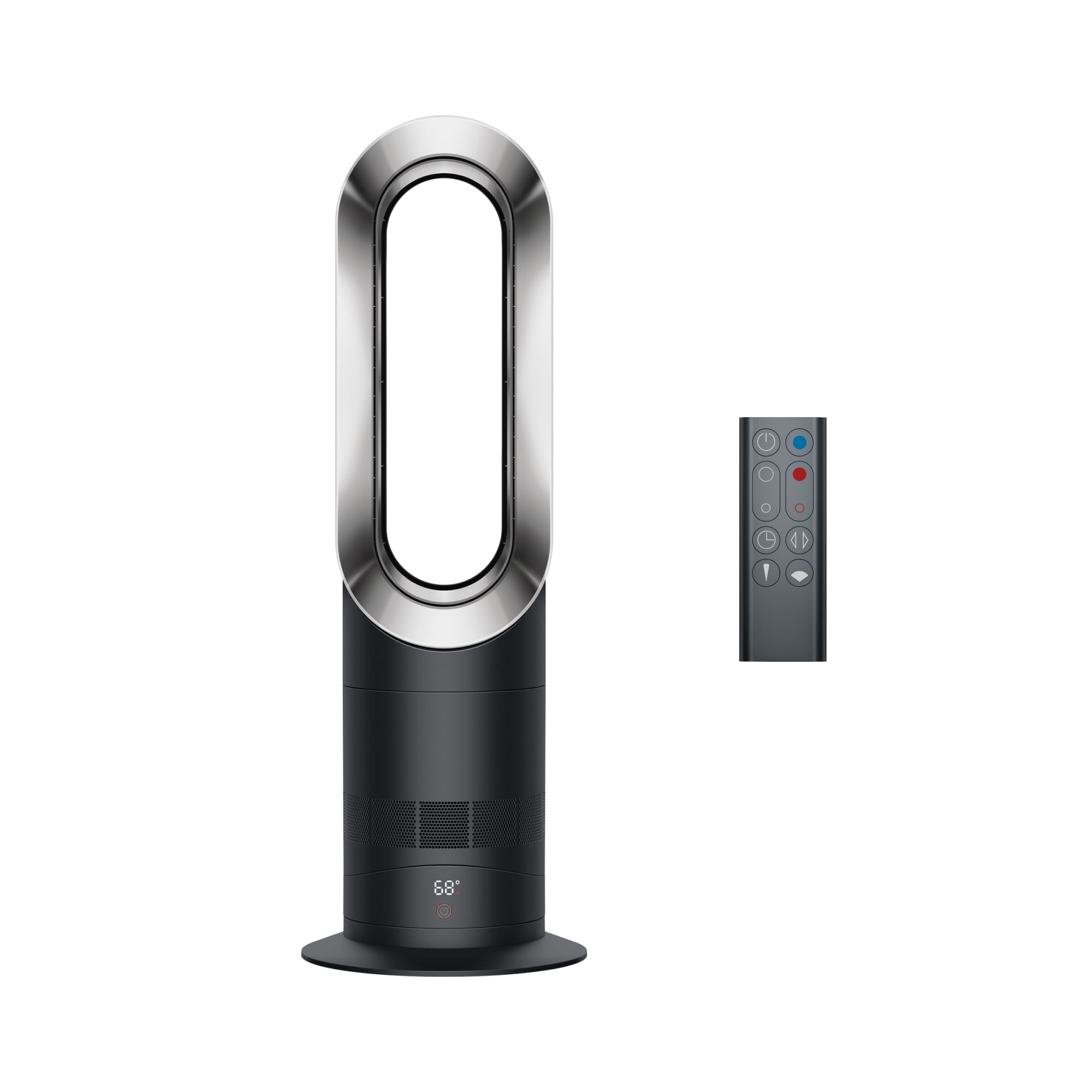 Dyson AM09 Hot + Cool Fan Heater | Iron/Blue | Refurbished - Walmart.com