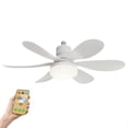 thumbnail image 1 of 2 in 1 Adjustable Brightness 40W E27 LED Bulb 6 Blades Ceiling Fan with Remote Control, 1 of 5