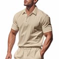 thumbnail image 1 of pstuiky camisetas de hombre, Camiseta informal de manga corta para hombre, estilo deportivo, color liso, para fitness ropa de hombre l, 1 of 9