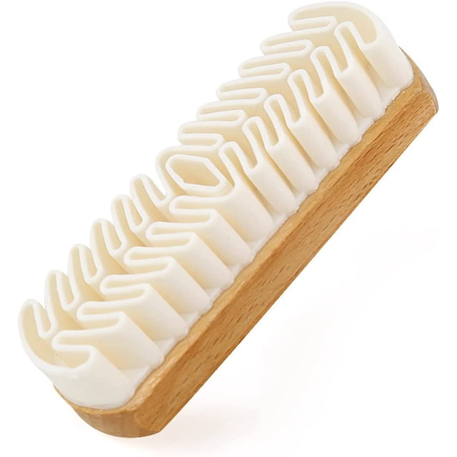 Cepillo para gamuza, cepillo para gamuza para limpiar y descontaminar zapatos, botas y accesorios de gamuza (1 pieza)