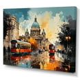 thumbnail image 2 of Designart "Rome City composition" Cityscapes Canvas Print, 2 of 5