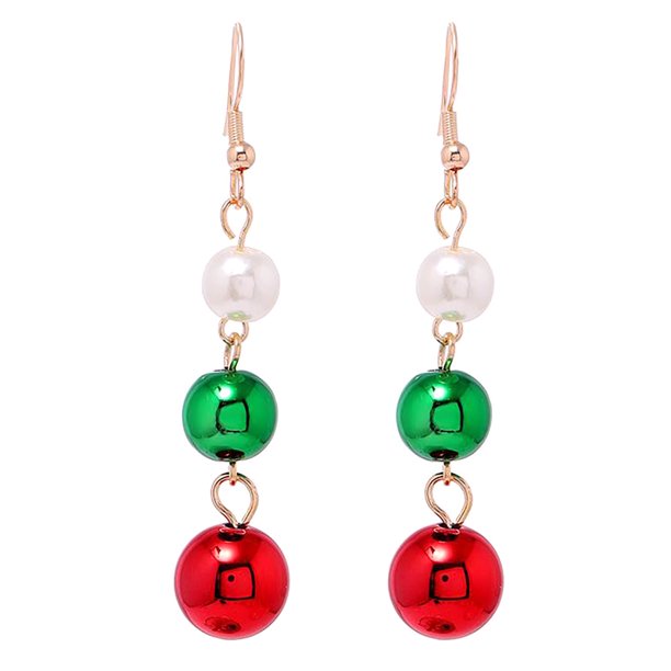 Pendientes de Navidad de dibujos animados de moda para mujer Pendientes de campana de Santa Wmkox8yi sjalhkljlk4505