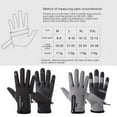 thumbnail image 2 of Men Winter Riding Ski Gloves Mountaineering Motorcycle Windproof And Waterproof Touch Screen Texting Warm Gloves, 2 of 10
