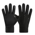 thumbnail image 1 of Mens Warm Winter Riding Gloves - Insulated Velvet Touchscreen Gloves for Cycling, Commuting & Outdoor Work, Windproof Waterproof Polyester Fleece-Lined, One Size, 1 of 8