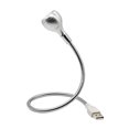 thumbnail image 1 of QualitChoice USB Reading Lamp Flexible Hose Clip Light Eye Protection Silver, 1 of 6