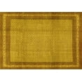 thumbnail image 1 of Ahgly Company Indoor Rectangle Persian Yellow Traditional Area Rugs, 7' x 9', 1 of 4