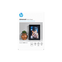HP Advanced Photo Paper, Glossy, 65 lb, 4 x 6 in. (101 x 152 mm), 50 sheets F4T22A