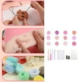 thumbnail image 2 of 10/12 Color Craft Wool Felted Set Needle Felting Set with Felting Needle Wool Roving Finger Cots and Accessory for Craft, 2 of 11