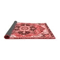 thumbnail image 2 of Ahgly Company Indoor Round Abstract Red Modern Area Rugs, 3' Round, 2 of 4