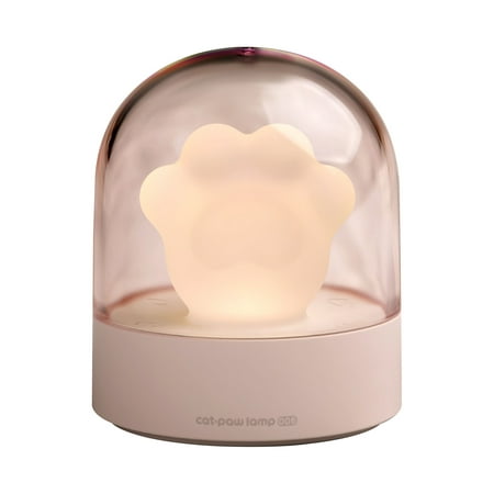 

Cglfd Cat Claw Night Light For Kids Cat Paw Lamp With Music Box 3 Brightness L-evels USB Rechargeable For Friends Kids Lover Birthday Christmas Gifts