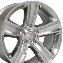 20 inch Rim fits 11-18 Dodge Ram 1500 Polished Silver Inlay Aluminum Wheel Direct Fit