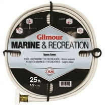 Gilmour Manufacturing  Hose Marine 5Ply White, 0.5 in. x 25 ft.