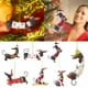 thumbnail image 4 of Adornos colgantes para árbol de Navidad, colgantes acrílicos con forma de perro salchicha para fiesta, decoraciones navideñas para el hogar, regalos de Navidad y Año Nuevo, 4 of 4