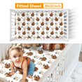 thumbnail image 2 of Kainsy Baby Crib Bedding Set, Highland Cow Nursery 3 Pcs, Soft Blanket, Sheet, Pillowcase, 40x50 inch, 2 of 6