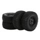 thumbnail image 2 of 4 neumáticos de goma delanteros y traseros de 1,9 pulgadas y 100 mm con llantas de plástico para SCX10 90046 1/10 RC Crawler, 2 of 8