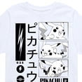 thumbnail image 3 of Pokémon - Pikachu Manga Comic Style Lightning Short Sleeve Graphic T-Shirt, 3 of 5