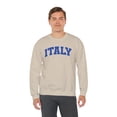 thumbnail image 6 of Italy Sweatshirt Gifts Crew Neck Shirt Long Sleeve Unisex, 6 of 7