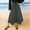 #0203-Gray, variant on Womens High Waisted Ruffled Maxi Skirt Elastic Drawstring Waist Flowy Tiered A-Line Long Skirt