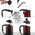 thumbnail image 3 of Pantalla de filtro de repuesto French Press de 3 paquetes, SourceTon Reemplazos de malla de acero inoxidable de 4 pulgadas para prensa francesa de 1000 ml / 34 oz / 8 tazas, 3 of 5