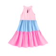 thumbnail image 5 of Girl's Dresses Sleeveless Tiered Swing A-Line Cute Midi Casual Sundress, 5 of 6