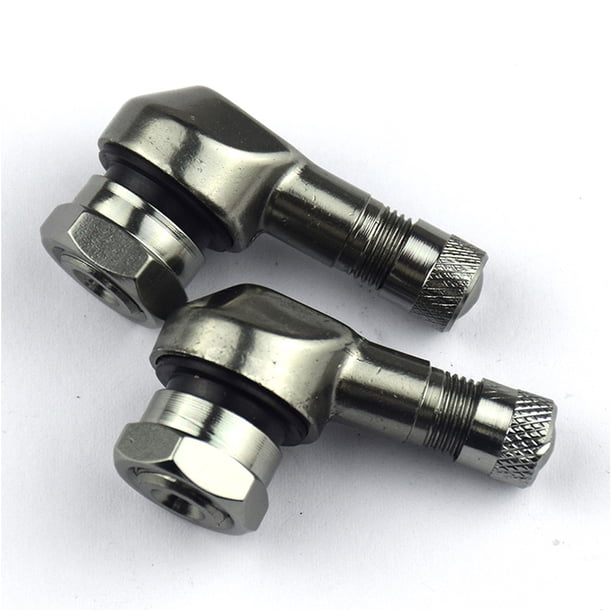 Scienceny Paquete de 2 vástagos de válvula, accesorios impermeables para camiones, cubiertas a prueba de lluvia, piezas reemplazadas resistentes al Vehículos, repuestos y accesorios Mis Gris Scienceny VI015889-04