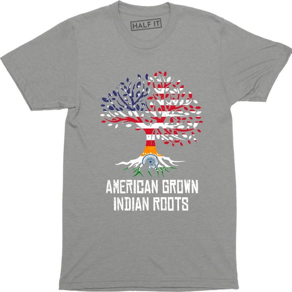 Indian Roots American Grown Indian Roots Indian Heritage T-Shirt