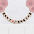 thumbnail image 2 of Inkdotpot Bunting BannerJust MarriedKraft Wedding Banner Engagement Sign Photo Prop Wall Decor Bunting, 2 of 7