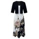 thumbnail image 3 of WILLBEST Vestidos Casuales para Mujer Fiesta Vestido Informal sin Mangas con Estampado Floral y Manga Corta para Mujer, Conjunto de Dos Piezas de Corte Regular de Verano Grande, 3 of 3