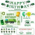 thumbnail image 6 of Garbage Truck Birthday Party Decorations Trash Truck Happy Birthday Backdrop Banner Garland Green Recycle Themed Cupcake Toppers Balloons for Boy’s Waste Management Trash Recycling Party Supplies, 6 of 7