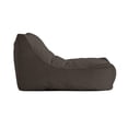 thumbnail image 4 of Posh Living Resty Fabric & Shredded Foam Bean Bag Lounge Chair in Brown, 4 of 8
