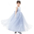 thumbnail image 5 of Ekidsbridal Girl Pageant Flower Girl Dress - Tutu Satin Heart Cutout with Tulle Sash 247-A (Size: 2-12), 5 of 6