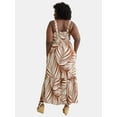 thumbnail image 2 of Terra & Sky Black Label Women's Plus Empire Waist Maxi Dress, Sizes 0X-4X, 2 of 5