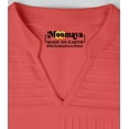 thumbnail image 5 of Moomaya Solid Pintuck Blouses For Women Indian Ethnic Kurti Casual Cotton Kurta, 5 of 6