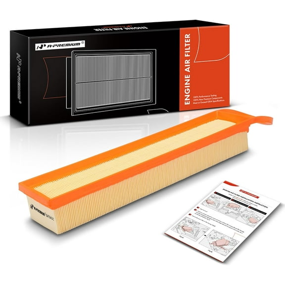 A-Premium Front Engine Air Filter Compatible with Mini Cooper 2007-2015, Cooper Countryman 2011-2016, 1.6L, Replace# 1444XG, 13717534825