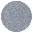 thumbnail image 6 of nuLOOM Wynn Braided Indoor/Outdoor Navy 8' Casual Round Rug, 6 of 9
