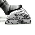 thumbnail image 5 of Dragonfly Foot Rest, Wisteria Flowers and Branches with Leaves in Vintage Sketch Style, Non-Slip Backing Adjustable Ergonomic Memory Foam Leg Support for Office, Charcoal Grey and White, by Ambesonne, 5 of 5