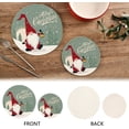 thumbnail image 3 of SKYSONIC Christmas Gnome Cute Pot Holders Trivets, 2 Pcs Heat Resistant Trivets,Xmas Winter Dwarf Cotton Thread Weave Mats for Hot Pads Pans Pot Bowl Teapot for Kitchen Decor, 3 of 7