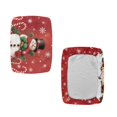 thumbnail image 3 of FOR U DESIGNS Snowman Snowflake Red Pattern Stool Covers Rectangle 2 Pack Anti-Dust Bar Stool Covers Breathable Stool Upholstered Protector Slipcover Vanity Chair Cover Christmas Decor, 3 of 9