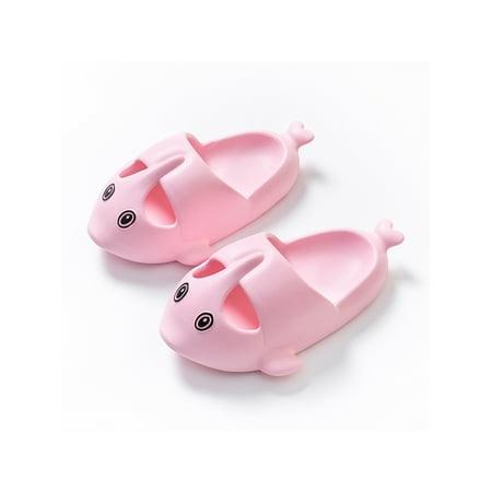 

Daeful Boys Girls Garden Beach Shoes Non-Slip Toddlers Sandals Bath Pool Slides Sandals(Toddler/Little Kids/Big Kids) Dolphin Pink 8C-9C