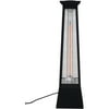 Hanover 31.5 in. Outdoor Infrared Electric Heater | Warms up to 122 Sq. Ft. | 1500 Watts | Modern Heater Perfect for Patios, Porches, Garages, and Workshops | Black