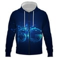 thumbnail image 1 of Sudadera con capucha y cremallera para hombre y adolescente, con estampado 3D de mariposas de dibujos animados, manga larga, divertida, gran oferta de primavera 2024, moda unisex, ropa de calle, genia, 1 of 6