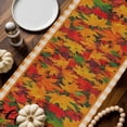 thumbnail image 2 of Fall Thanksgiving Table Runner, Autumn Thanksgiving Kitchen Dining Table Decoration for Home Party Decor 13x60 Inches, 2 of 9