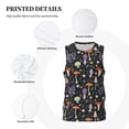 thumbnail image 3 of Honeii Mushrooms print basktball shirt for men and women, Unisex basketball jersey for Theme party-Small, 3 of 6