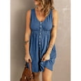 thumbnail image 1 of Vestido corto Nikou sin mangas escote en V mujer XS S M L XL XXL, 1 of 4