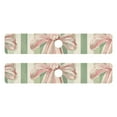 thumbnail image 2 of Pink Green Ribbons Stripe Sink Splash Guard Faucet 30x5.4in Drying Mat Drying Mat Absorbent Pad for Bathroom Kitchen 1PCS, 2 of 7