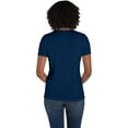thumbnail image 2 of Hanes Cool DRI Women`s T-Shirt, S, Navy, 2 of 2